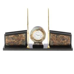 Письменный прибор &quot;Фаворит&quot; камень офиокальцит — 