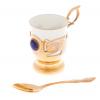 Чашка для кофе "Лазурит" фарфор 170 мл в подарочной коробке Златоуст фото 1 — 