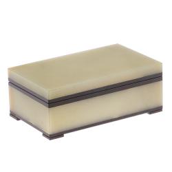 Шкатулка из нефрита 11,5х7х4,5 см — 