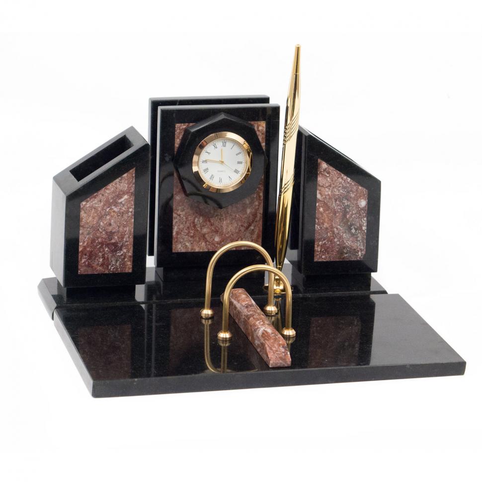 Настольный прибор "Супер" камень креноид фото 1 — 