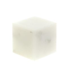 Кубик из из белого мрамора 3 см — 
