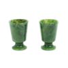 Набор рюмок из нефрита 2 шт 4х4х6 см 30 мл фото 2 — 