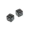 Кубики зарики 1 см из черного обсидиана 2 шт фото 1 — 