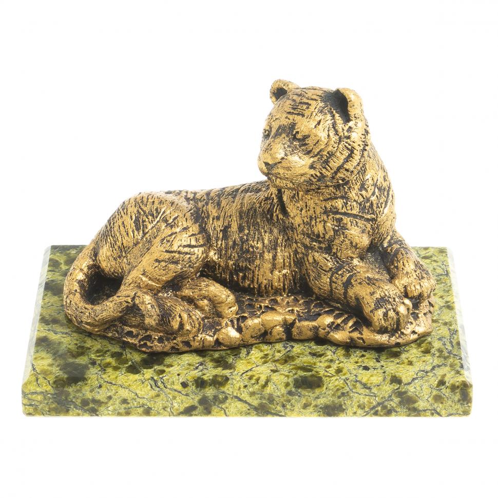 Сувенир фигурка "Тигрица" на подставке из камня фото 1 — 
