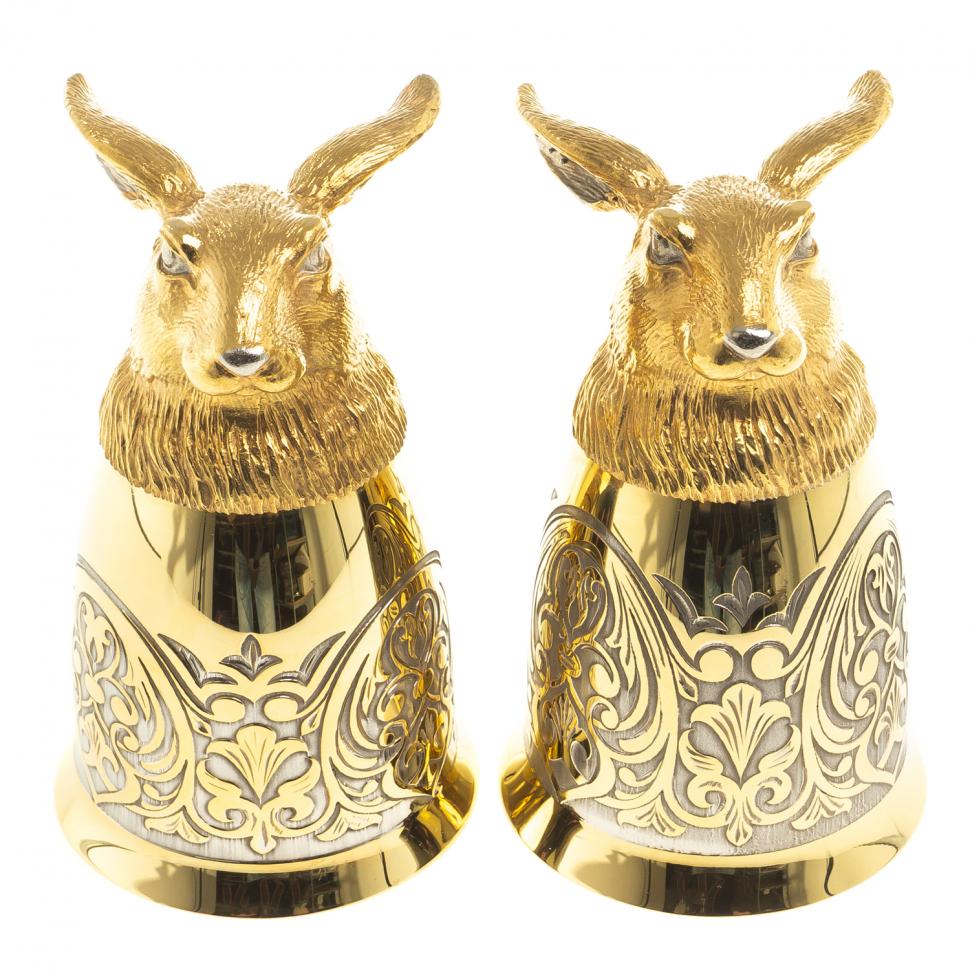 Стопки перевертыши "Заяц" 70 мл 2 шт Златоуст фото 1 — 