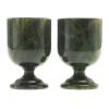 Набор рюмок из нефрита 2 шт 40 мл 4,3х6,5 см фото 4 — 