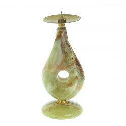 Подсвечник из оникса 5х5х11 см (2х5) — 