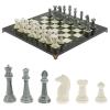 Шахматы подарочные "Стаунтон" 44х44 см мрамор / змеевик фото 1 — 