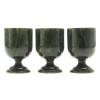 Набор рюмок из нефрита 3 шт 40мл 4,3х6,5 см фото 5 — 