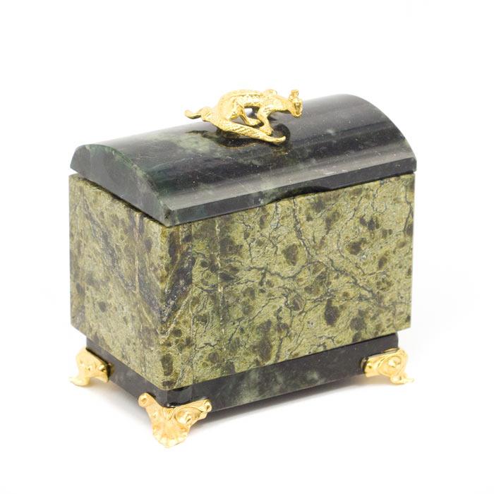 Шкатулка "Сундук" малая 8х5х8,5 см фото 1 — 