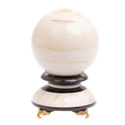Сувенир &quot;Шар Антистресс&quot; из газганского мрамора 10 см — 