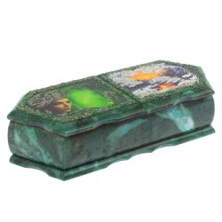 Шкатулка &quot;Хозяйка медной горы и зимний пейзаж&quot; 29,5х12х8 см — 