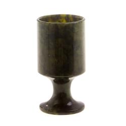 Рюмка на ножке камень нефрит 4х7,5 см — 