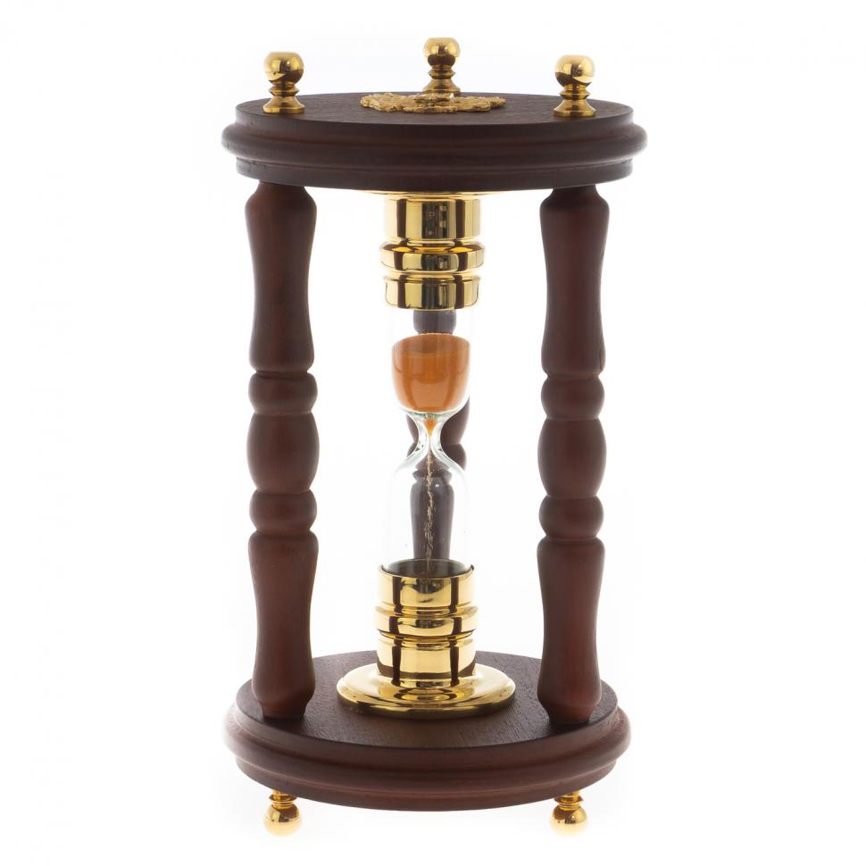 Златоустовские песочные часы «Герб России» на 3 минуты фото 1 — 