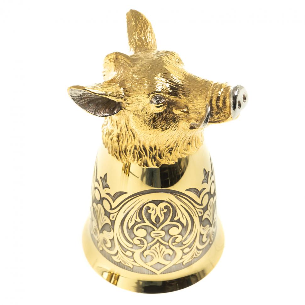 Стопка перевертыш "Кабан" 70 мл Златоуст фото 1 — 