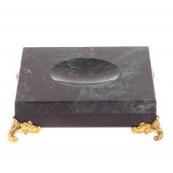 Подставка под шар нефрит, долерит 9,5х9,5х3 см — 