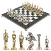 Шахматы "Восточные" доска 40х40 см мрамор фигуры металл фото 1 — 