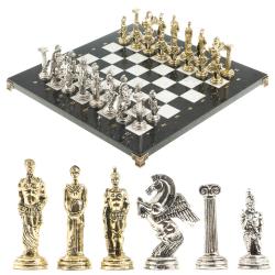 Шахматы &quot;Восточные&quot; доска 40х40 см мрамор фигуры металл — 