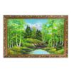 Картина "Летний пейзаж" багет 46х66 см, каменная крошка фото 1 — 