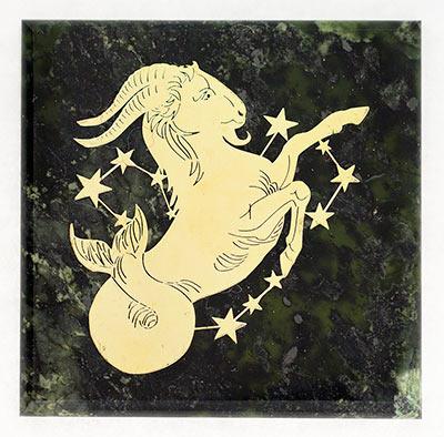 Магнит знак зодиака "Овен" змеевик фото 1 — 