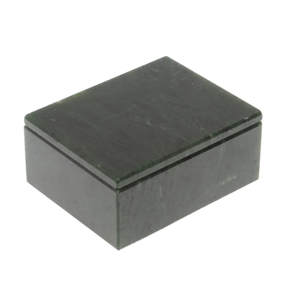 Шкатулка из нефрита 9х7х4 см фото 1 — 