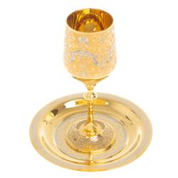Подарочный набор &quot;Шарм&quot; бокал на тарелке Златоуст — 