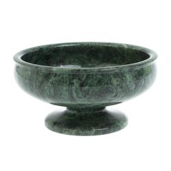 Конфетница из змеевика 15х15х7,5 см — 