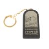 Брелок-оберег арка с молитвой "Св.Георгий Победоносец" камень обсидиан фото 3 — 