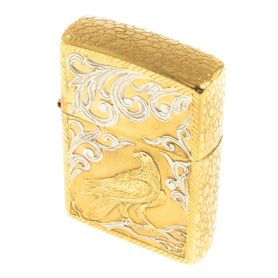 Зажигалка Zippo с гравировкой "Орел" Златоуст фото 1 — 