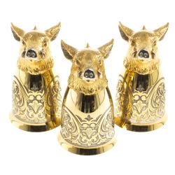 Стопки перевертыши &quot;Кабан&quot; 70 мл 3 шт в подарочной упаковке Златоуст — 