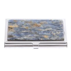 Визитница карманная из камня кианит — 