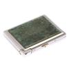 Портсигар на 20 сигарет с зажигалкой камень зеленый апатит фото 1 — 