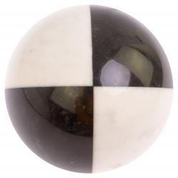 Шар из черного и белого мрамора 9,5 — 