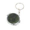 Складное зеркало брелок из нефрита круглое фото 1 — 