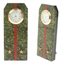 Часы подарочные &quot;Погон лейтенант ВС&quot; серпентинит — 