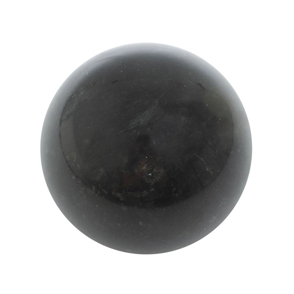 Шар из черного змеевика 4,5 см фото 1 — 