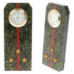 Часы подарочные &quot;Погон старший лейтенант ВС&quot; серпентинит — 