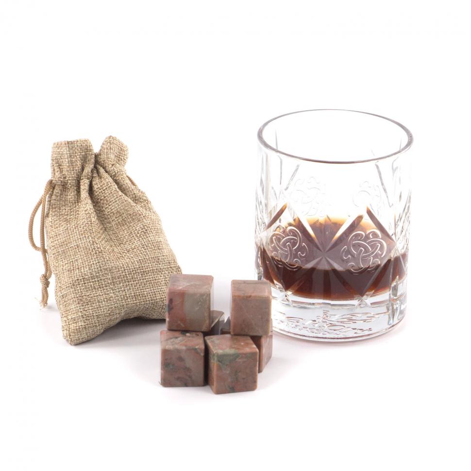 Камни для виски набор 6 кубиков из креноида фото 1 — 
