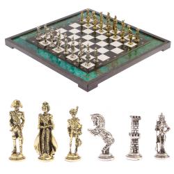 Шахматы &quot;Отечественная война 1812 г. &quot; доска 47х47 см фигуры металлические — 