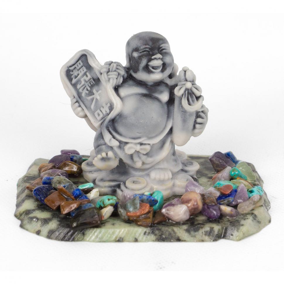 Сувенир "Хотей №8" из мрамолита фото 1 — 