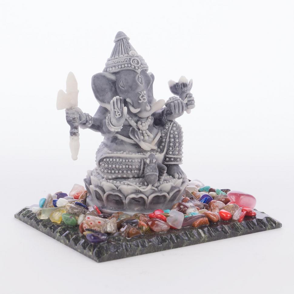 Сувенир "Ганеша малый" из мрамолита фото 1 — 