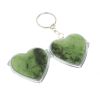Складное зеркало брелок из нефрита сердце фото 3 — 