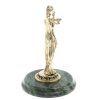 Статуэтка "Фемида" на подставке из змеевика фото 3 — 
