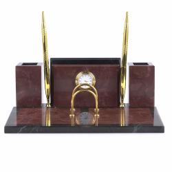 Письменный прибор &quot;Советник&quot; из лемезита — 