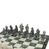Шахматы подарочные "Средневековье" доска 40х40 см змеевик / мрамор фото 3 — 