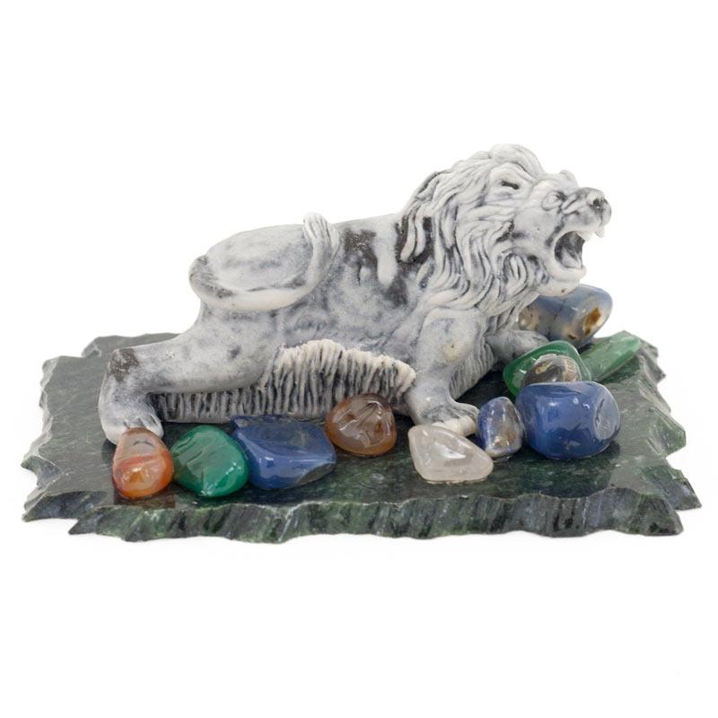 Сувенир из мрамолита "Лев" фото 1 — 