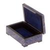 Шкатулка из содалита 12х8х4,5 см фото 3 — 