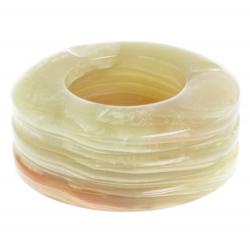 Пепельница из оникса круглая 7,3х7,3х3 см (3) — 