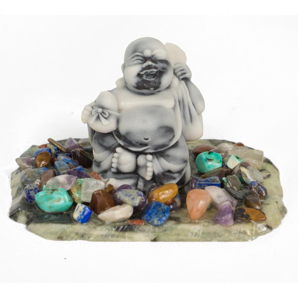 Сувенир из мрамолита "Хотей №9" фото 1 — 