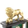 Набор на стол руководителю "Лев - Царь зверей" из камня малахит фото 3 — 